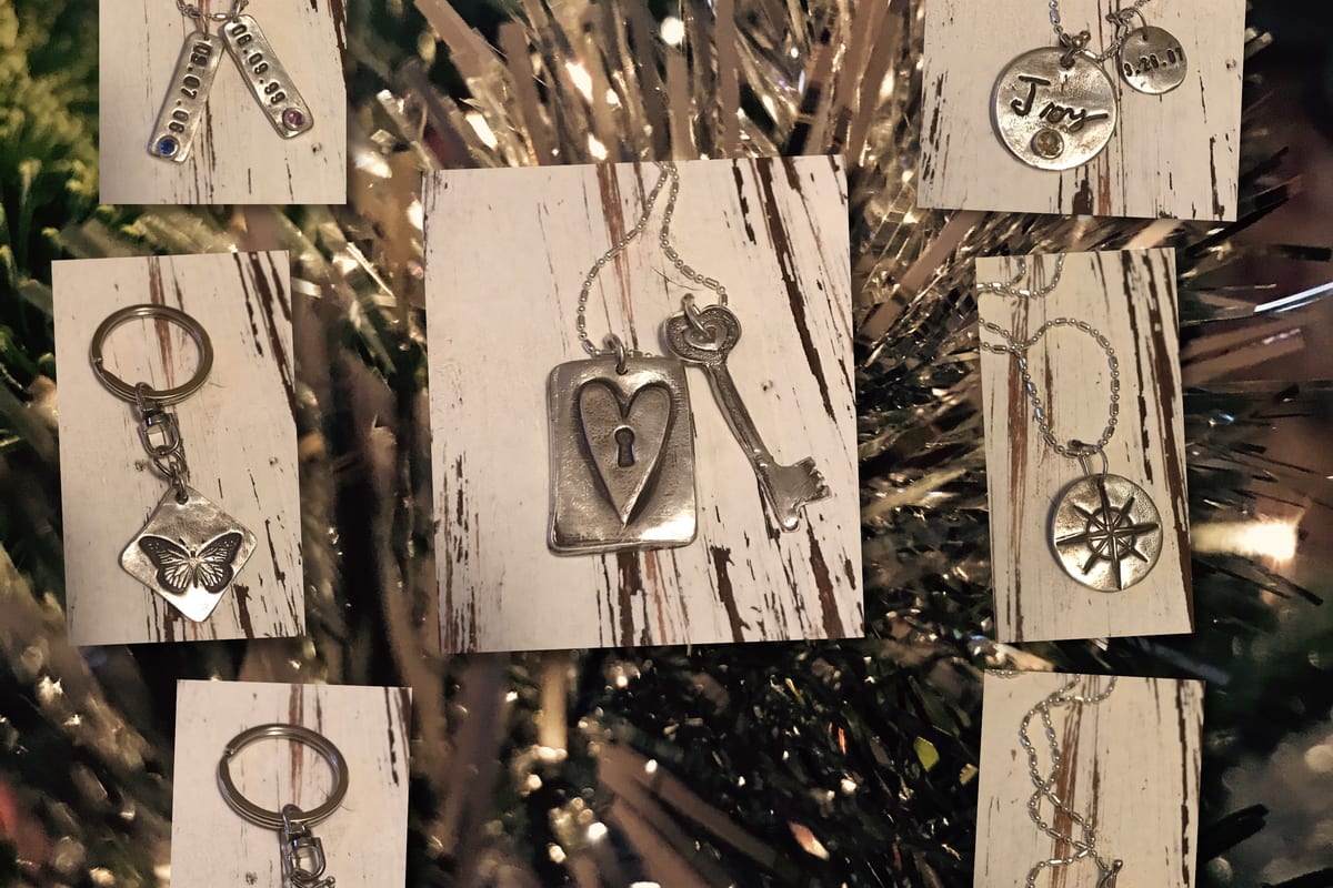 Handcrafted silver pendant necklace